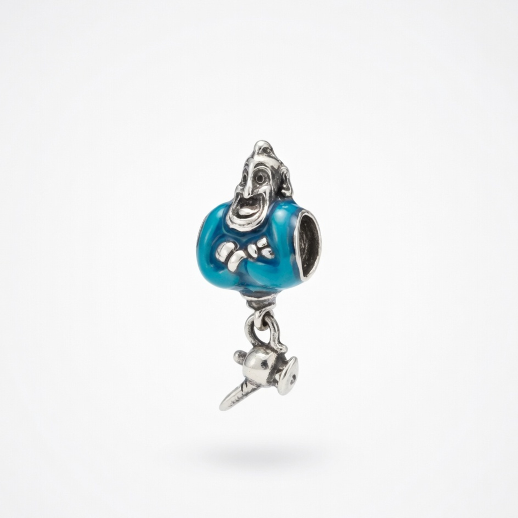 925 Silver Genie Magic Lamp Dangle Charm