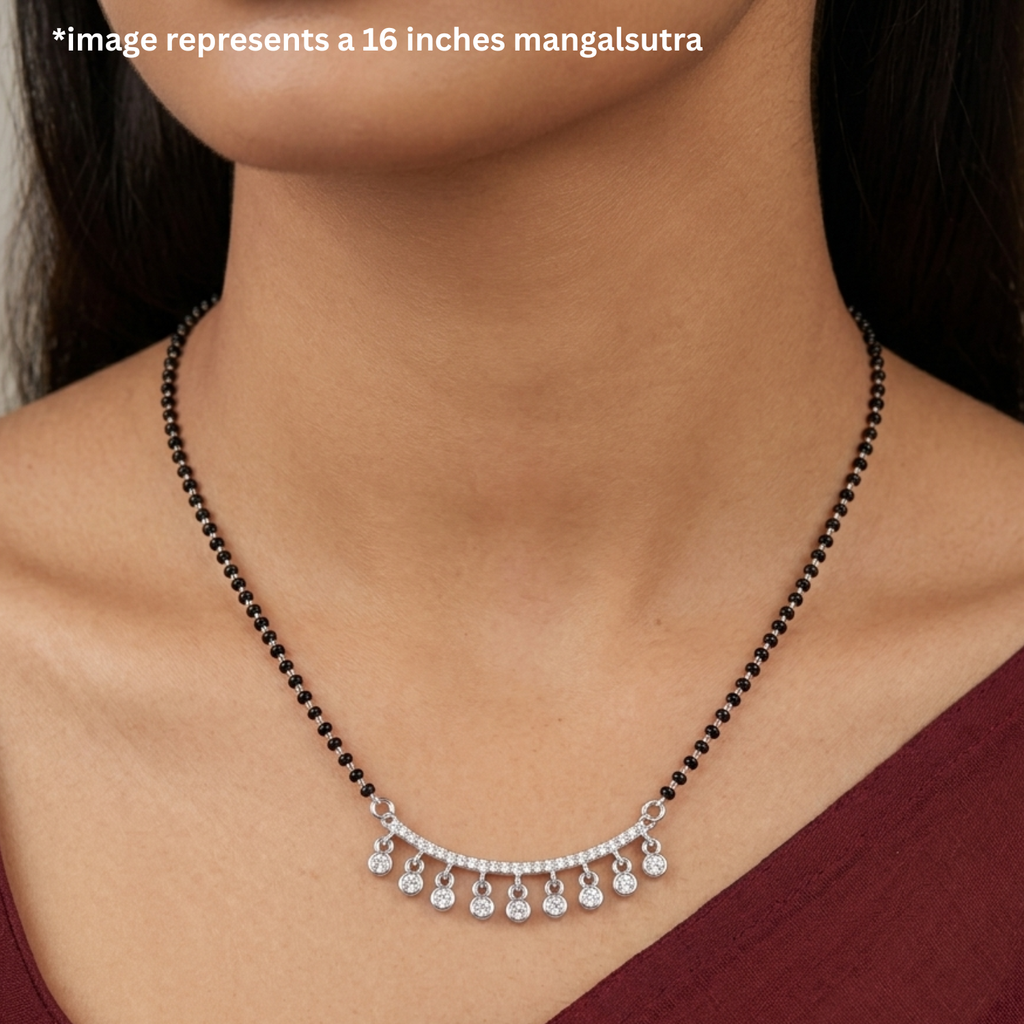 925 Silver CZ Tarangini Mangalsutra