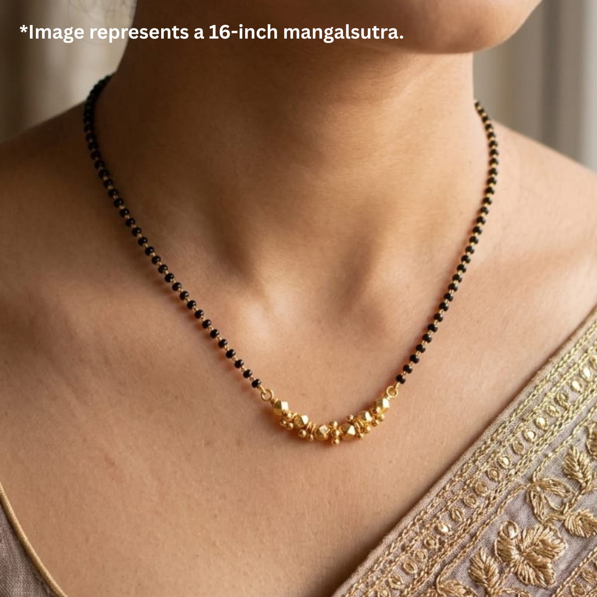 Handmade Ashtapailu Mangalsutra | 24 Carat Gold Plated