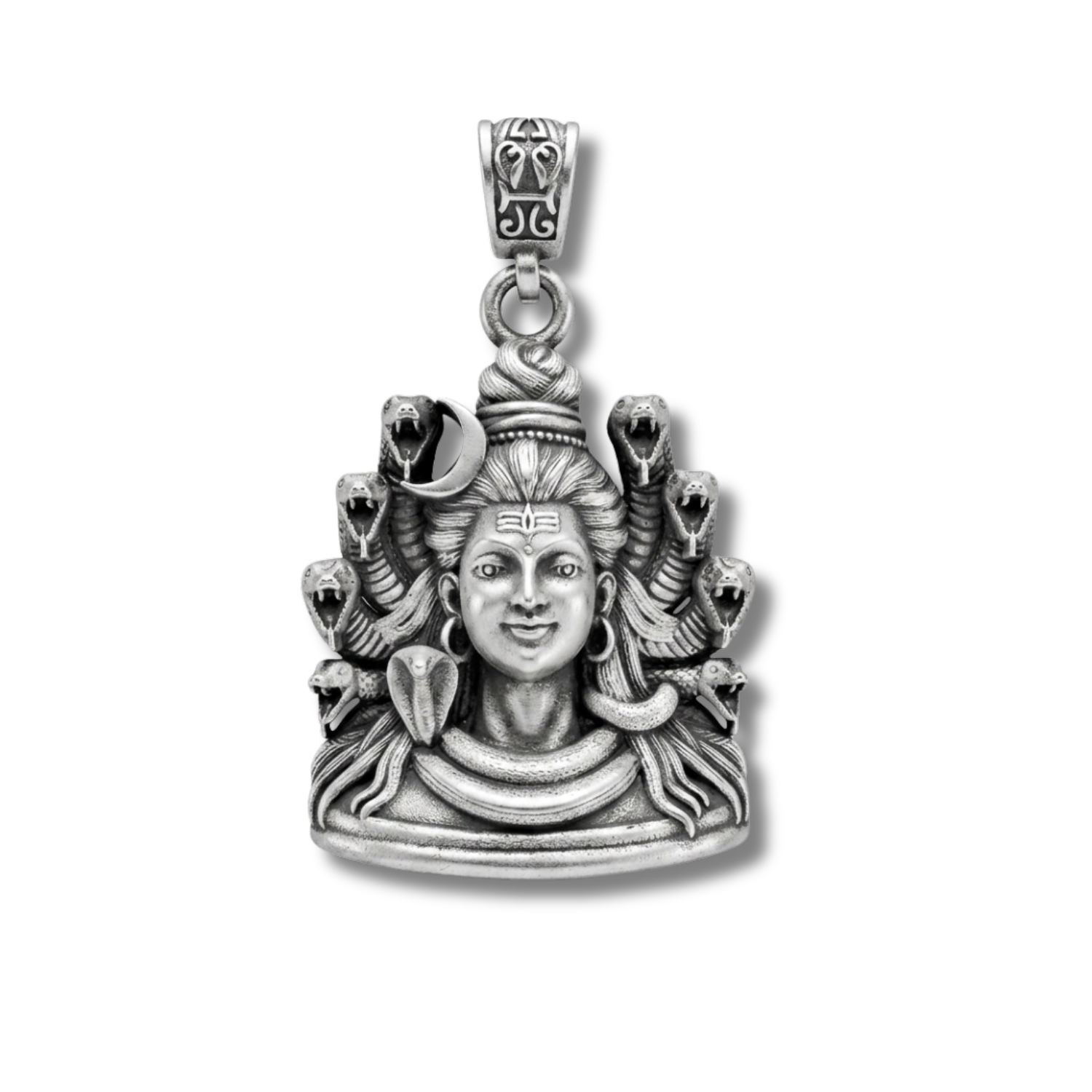925 Silver Lord Shiva: The Divine Protector Pendant