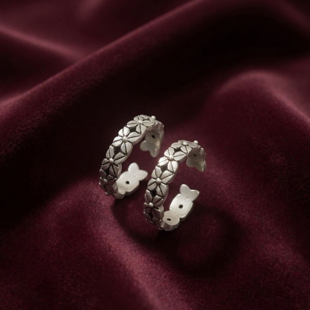 Phulwari Sterling Silver Jodvi