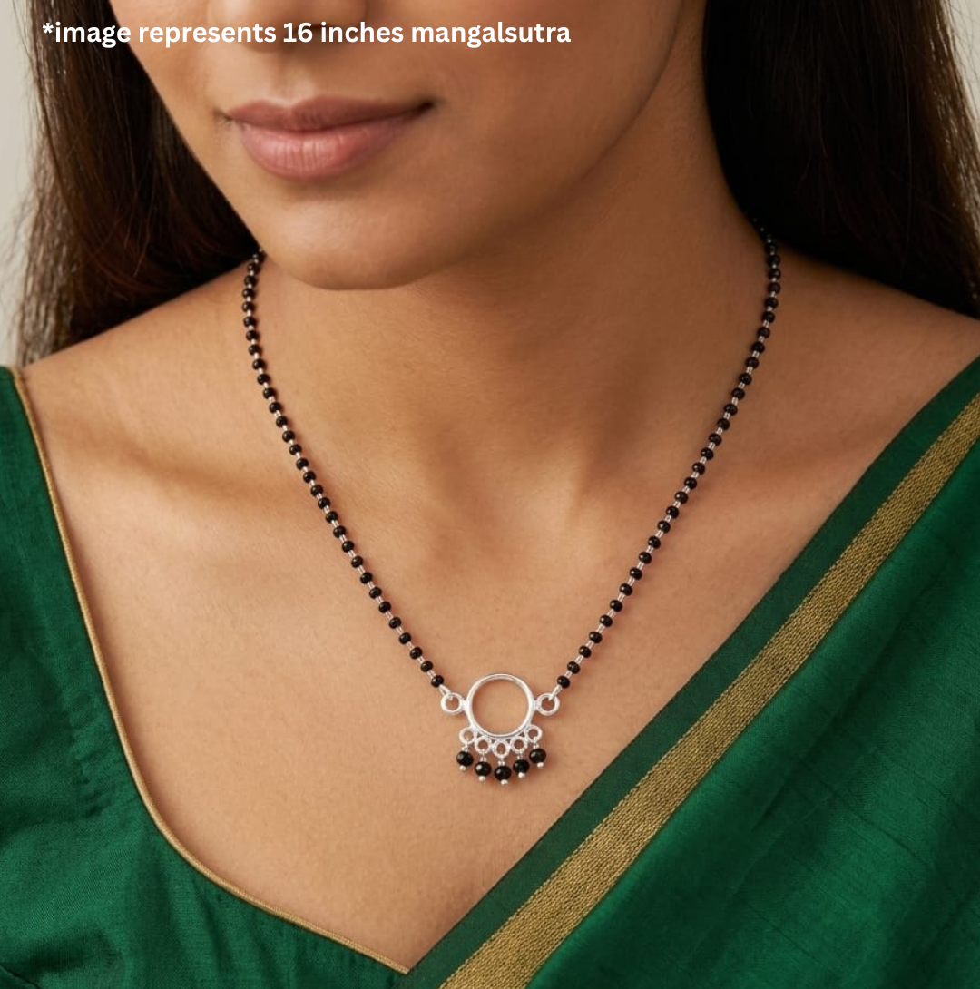 925 Silver Ghungroo Mangalsutra