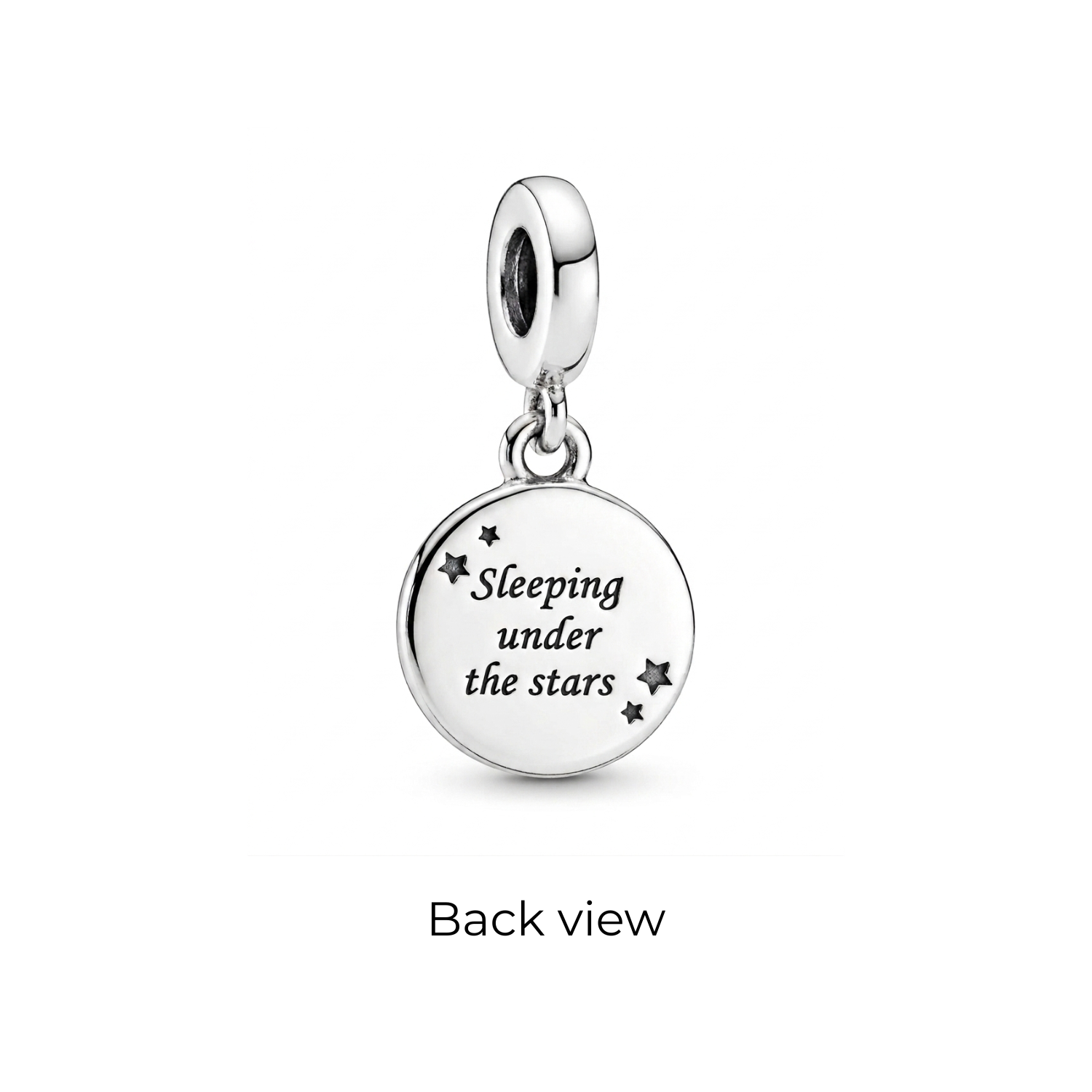 925 Silver "Sleeping Under the Stars" Mountain Dangle Charm 🏔️🌌