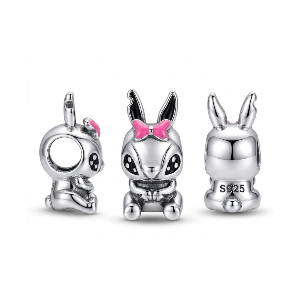 925 Silver Mischievous Alien Cutie Charm