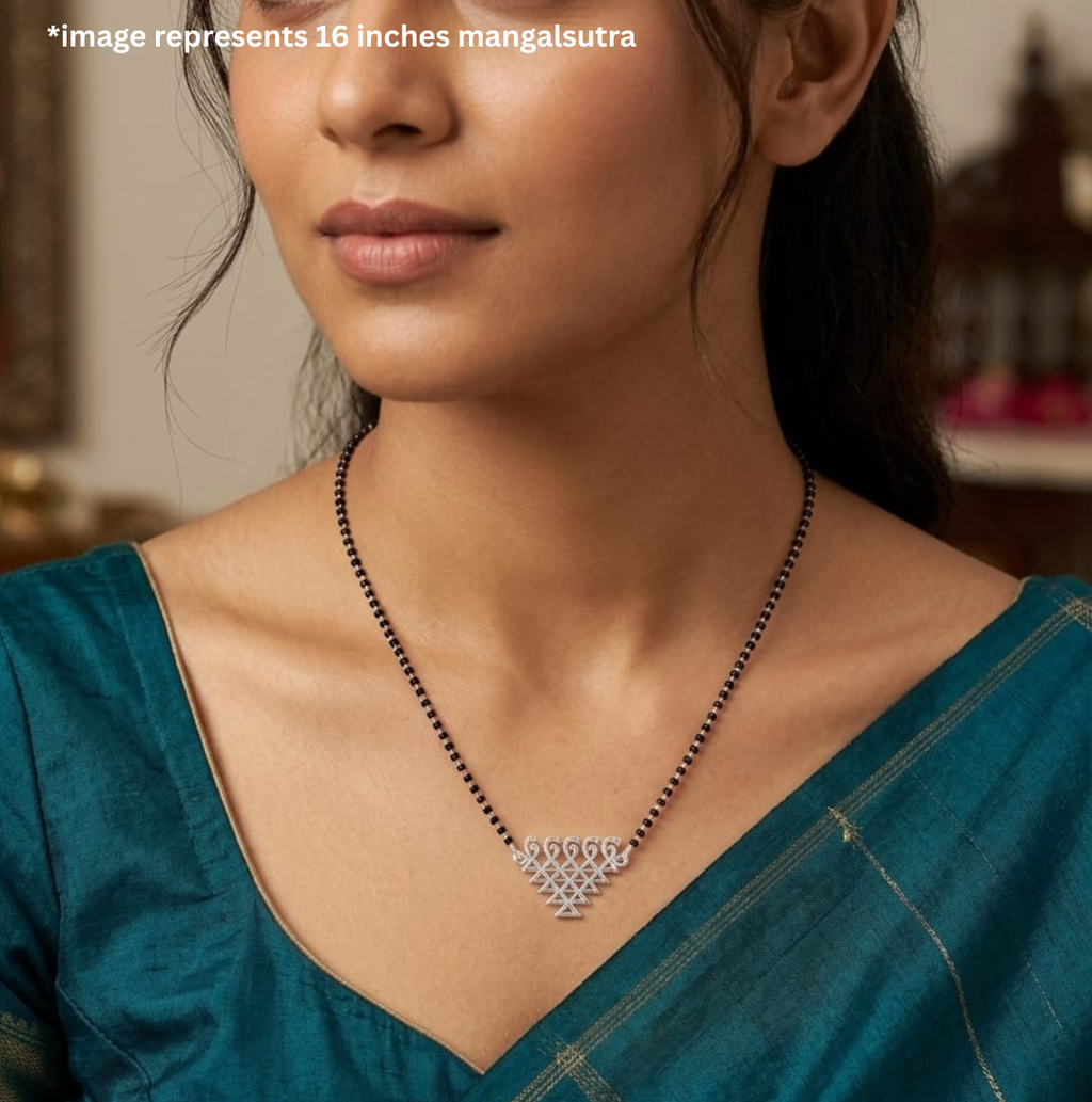 925 Silver Saraswati Mangalsutra
