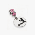 925 Silver "Ohana" Silhouette Dangle Charm