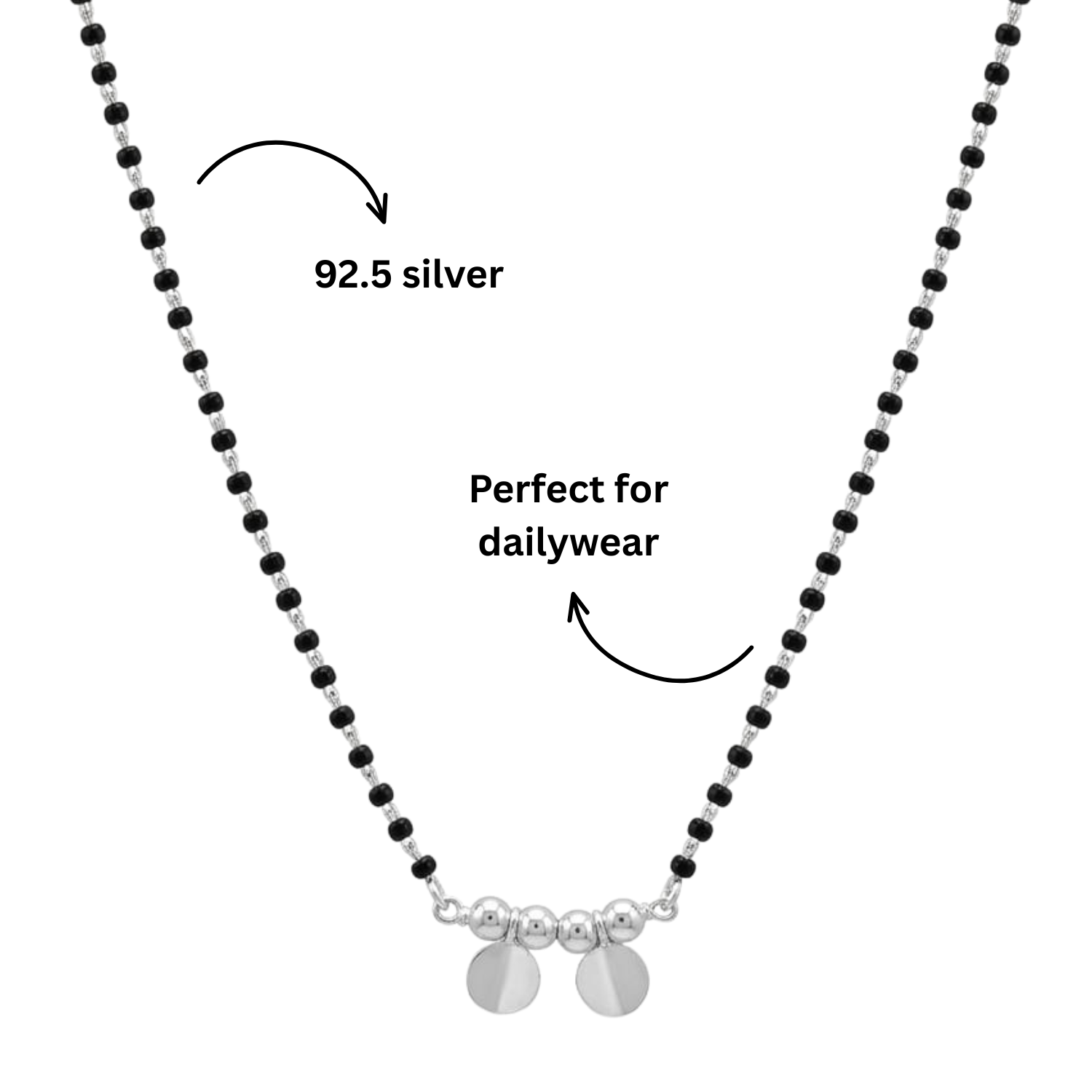 925 Silver Vati Mangalsutra
