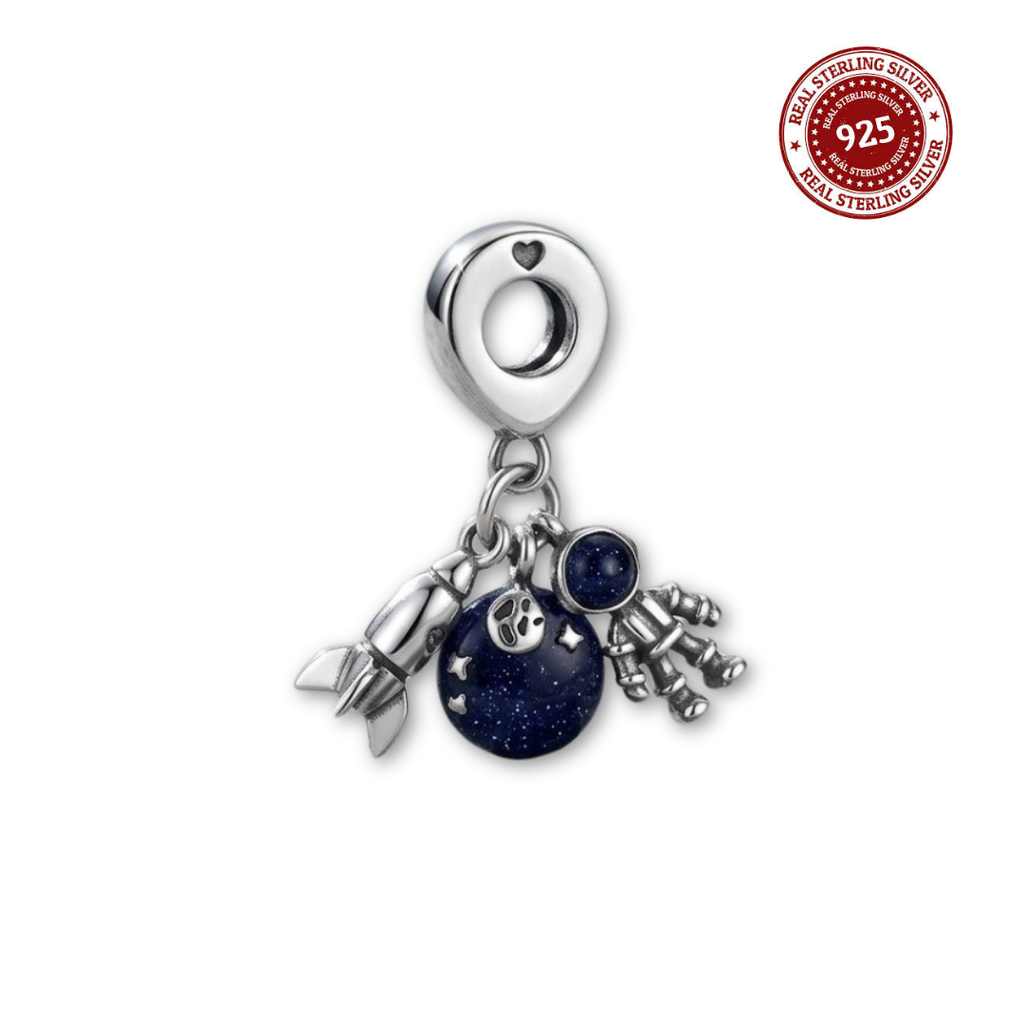 Space Explorer Triple Dangle Charm