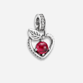 925 Silver Forbidden Apple Heart Charm
