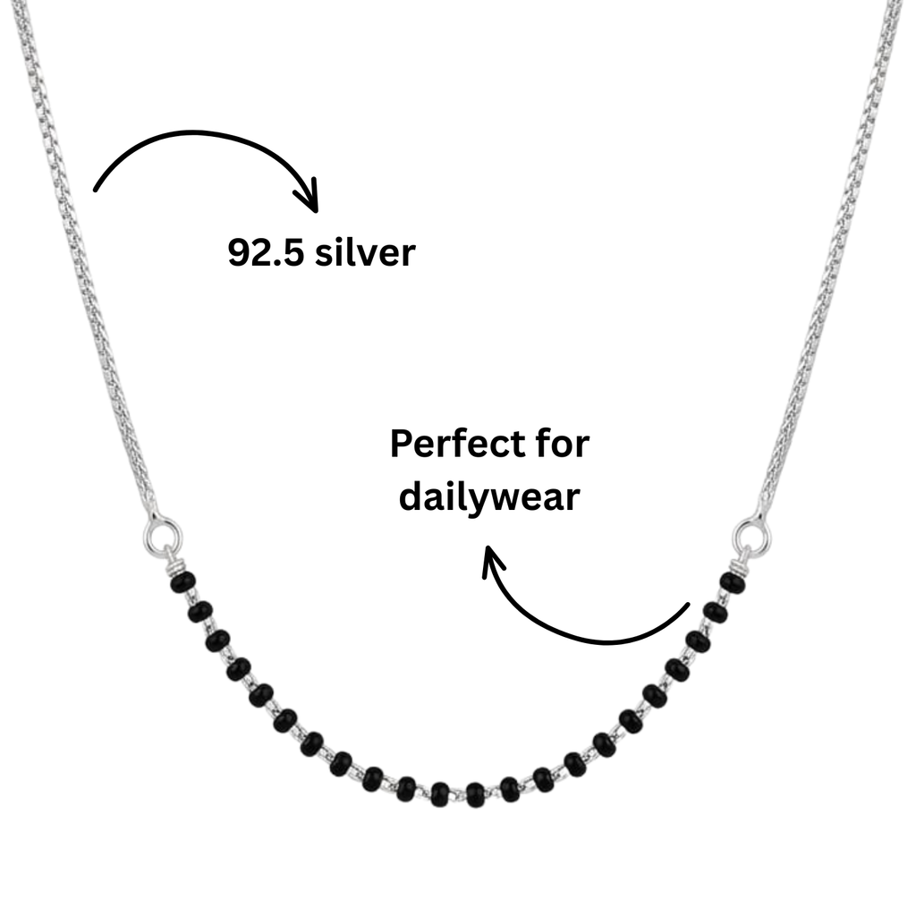 925 Silver Gantan Chain Mangalsutra
