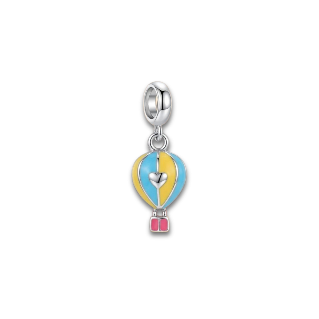 925 Silver Pastel "Adventure is Out There" Balloon Charm