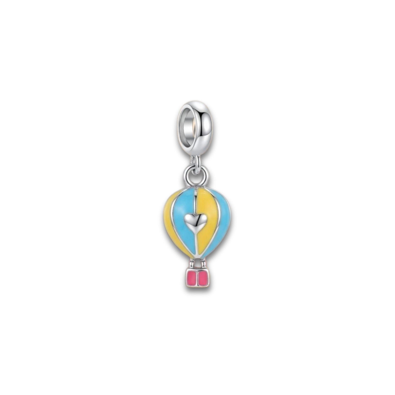 925 Silver Pastel "Adventure is Out There" Balloon Charm