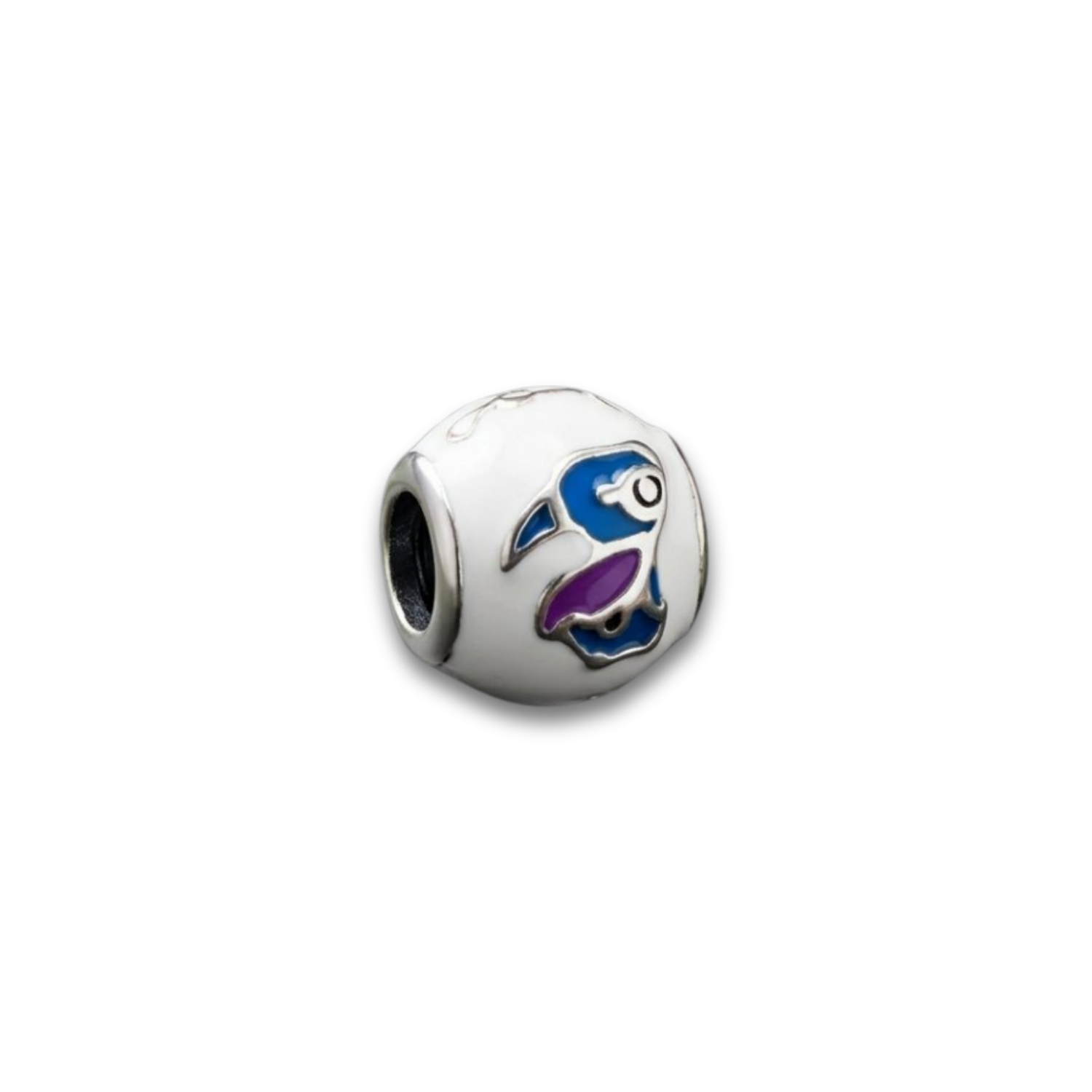 925 Silver "Ohana Means Family" Tropical Friend Charm
