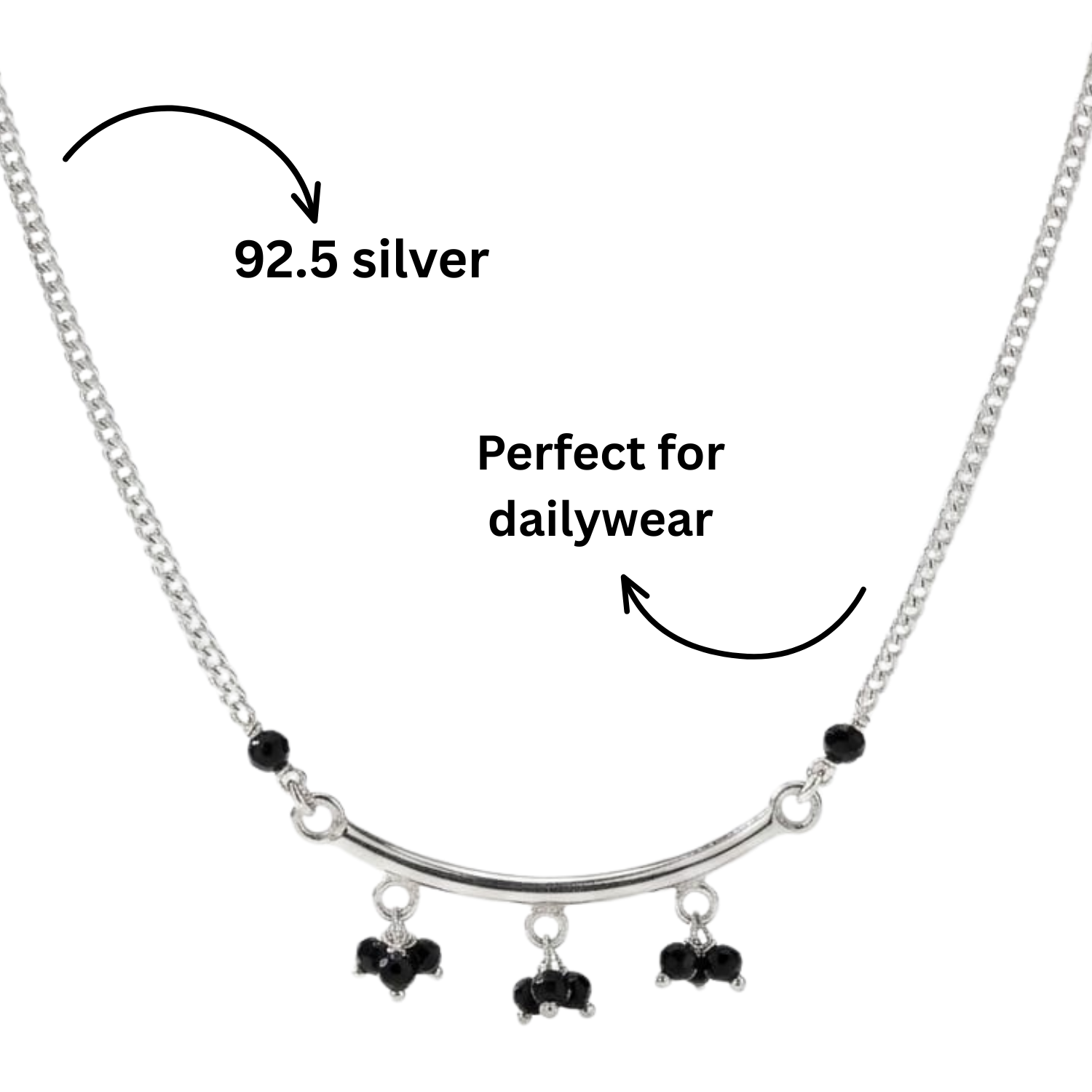 925 Silver Jhalar Mangalsutra