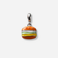 925 Silver Sizzling Burger Charm