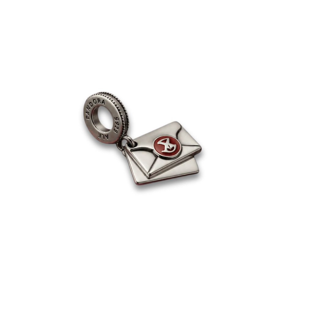 925 Silver Hogwarts Acceptance Letter Dangle Charm