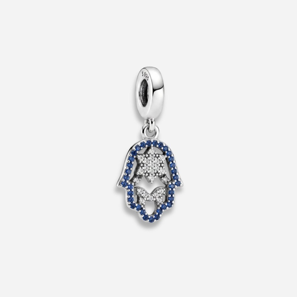 925 Silver Hamsa Protection Charm