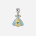 925 Silver Enchanted Gala Dress Charm