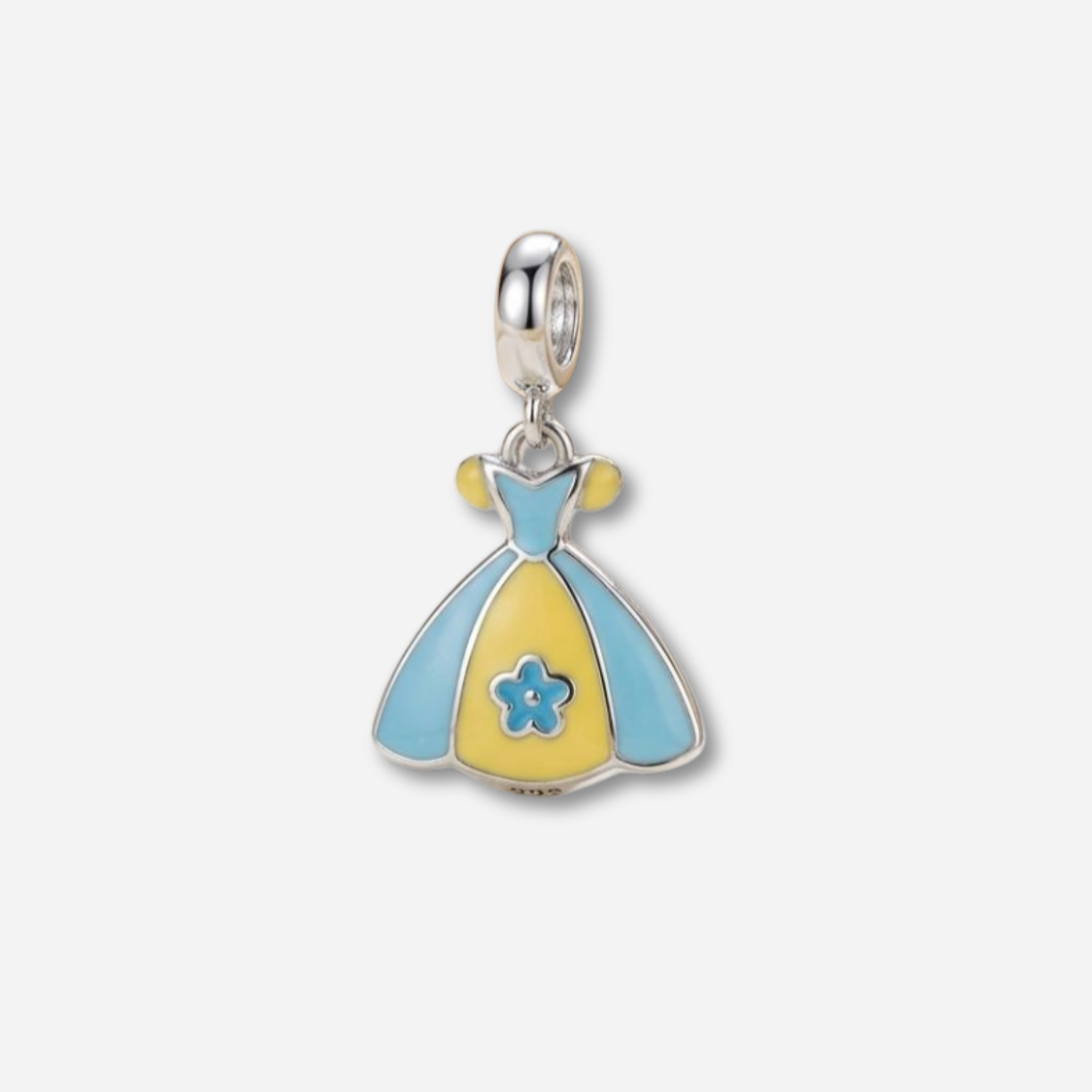 925 Silver Enchanted Gala Dress Charm