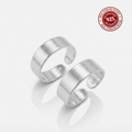 Traditional Wide Plain Band Adjustable 925 Silver Toe Ring