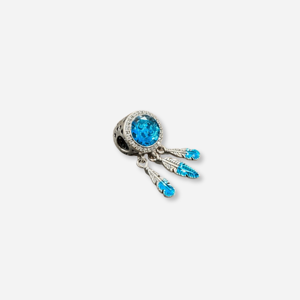 925 Silver Spiritual Dreamcatcher Charm