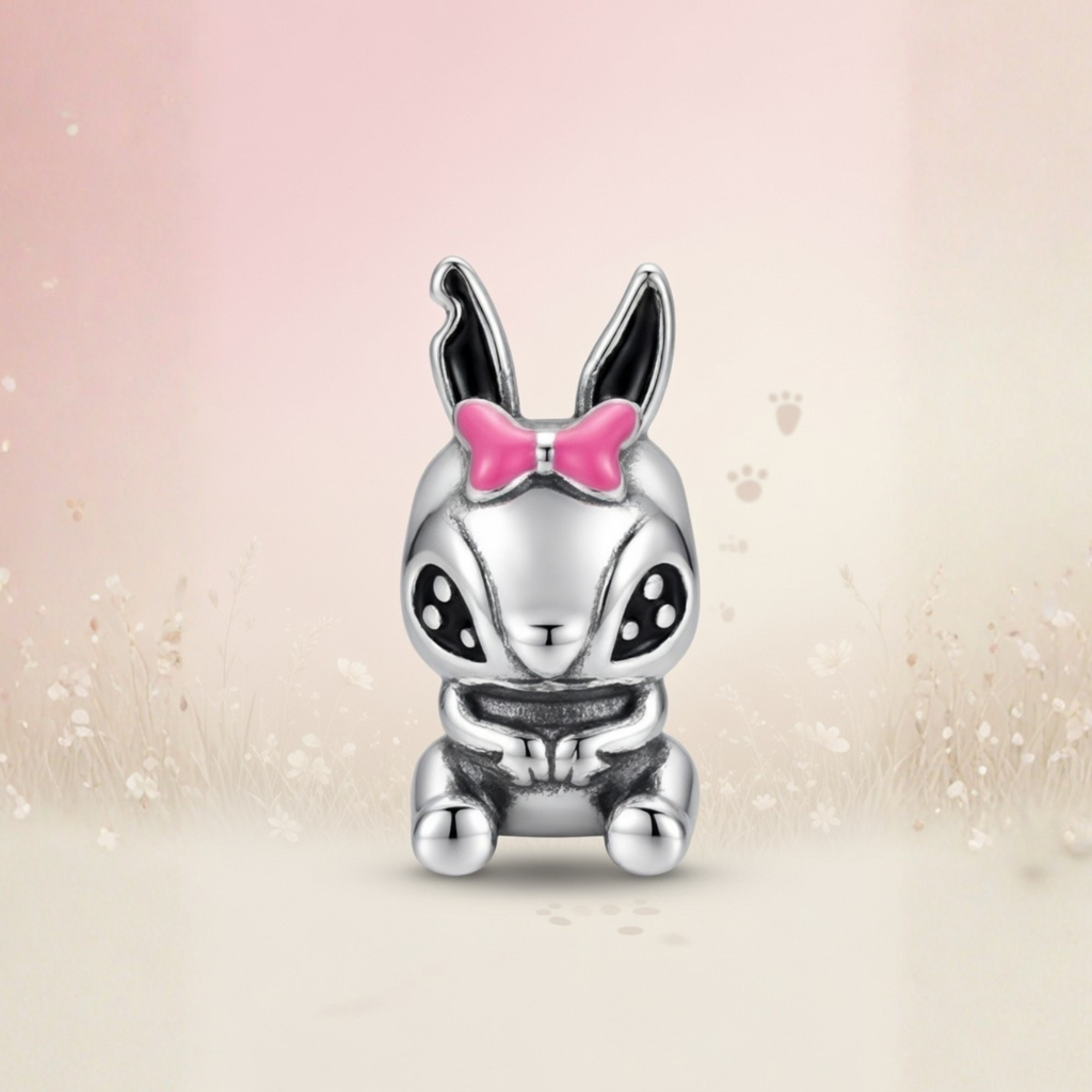 925 Silver Mischievous Alien Cutie Charm