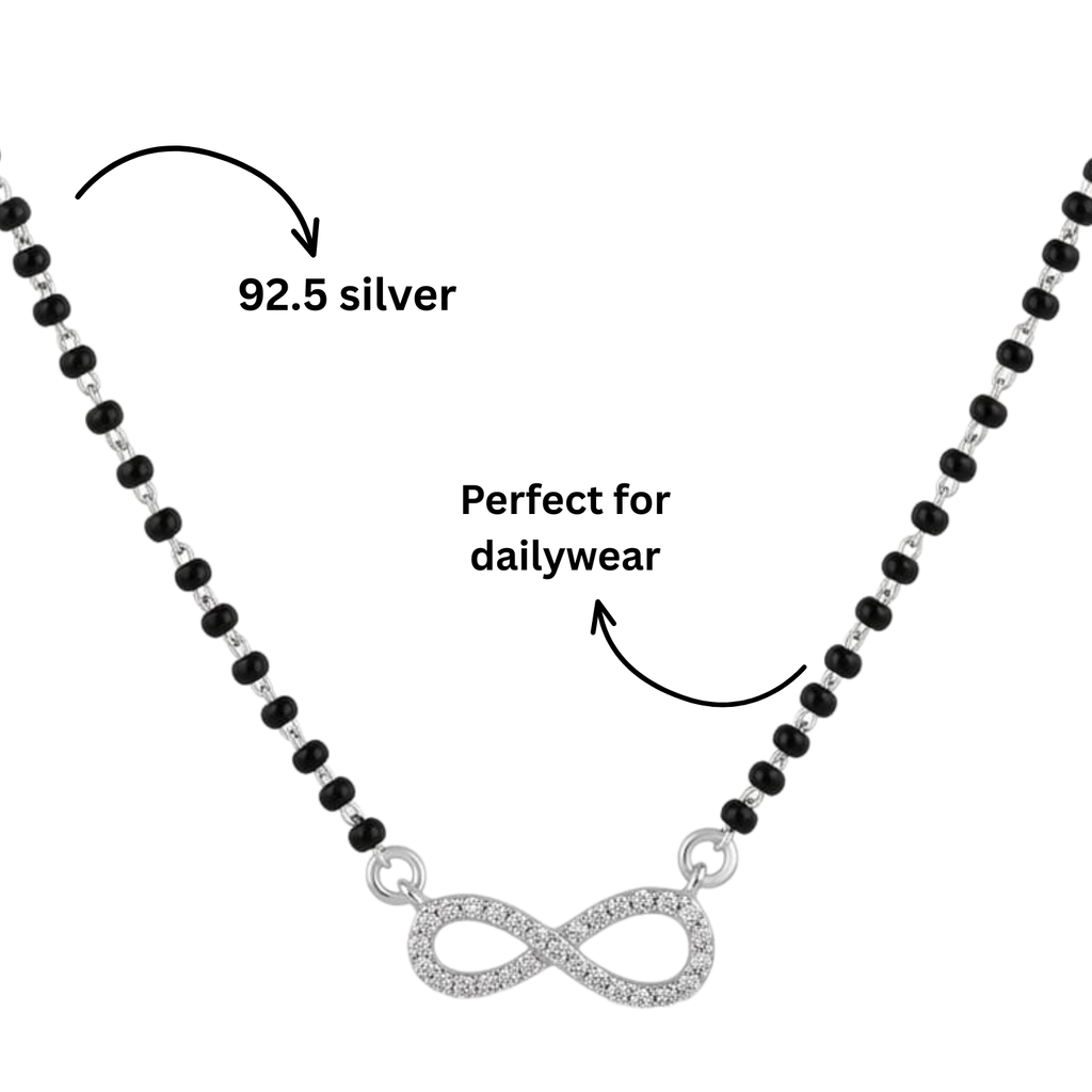 925 Silver Infinity Mangalsutra