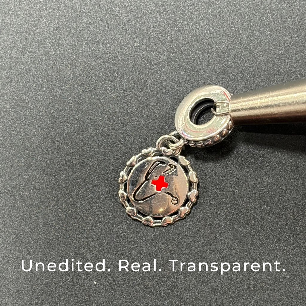 925 Silver Hearts of Care Charm