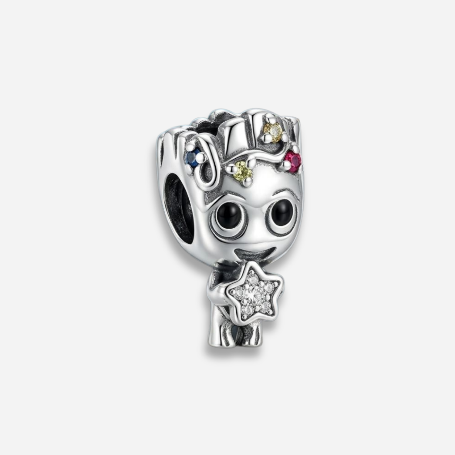 925 Silver Cosmic Forest Guardian Charm