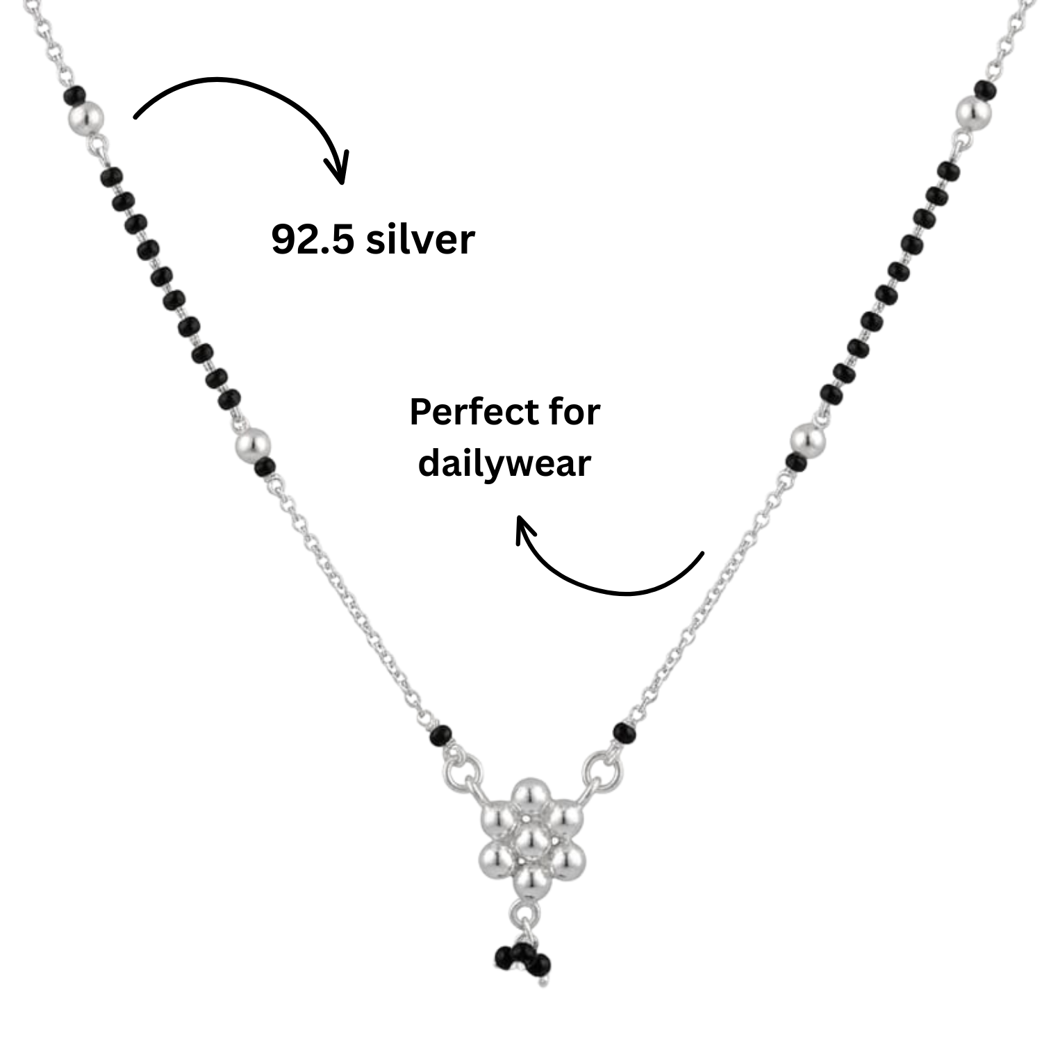 925 Silver Sadafuli Mangalsutra