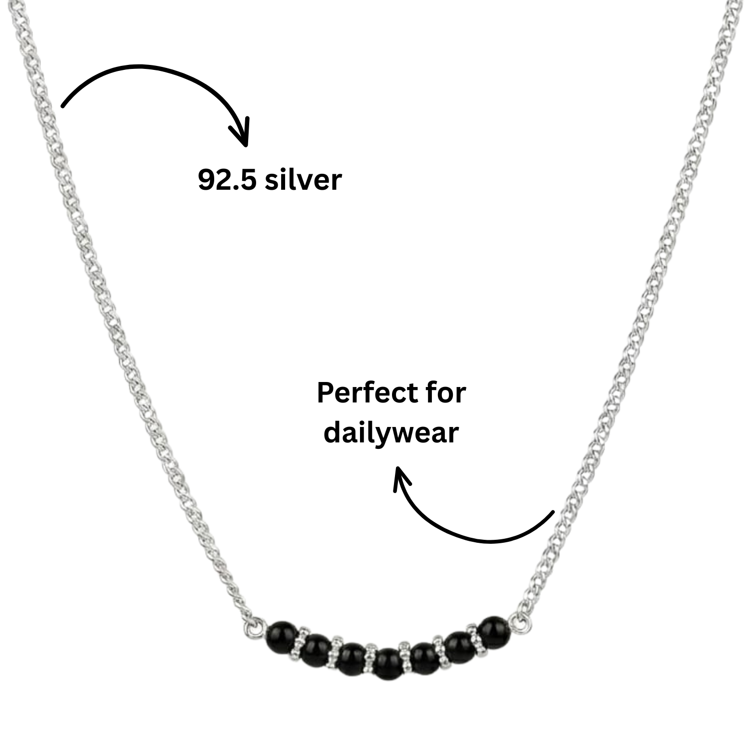 925 Silver Classic Chain Mangalsutra