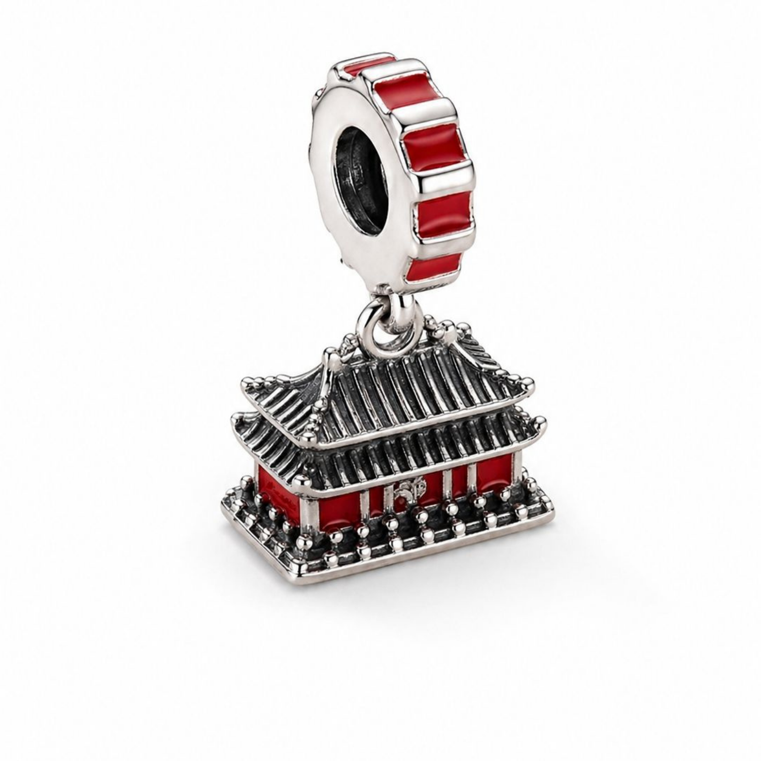 925 Silver Japanese Zen Pagoda Charm