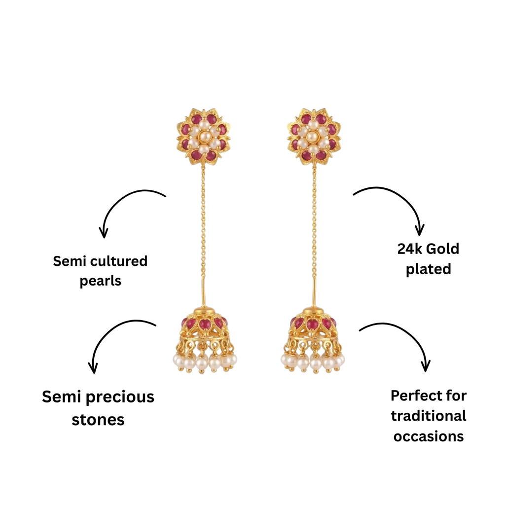 Vaidehi Sui Daga Jhumka (PJD's Jhumka Collection)