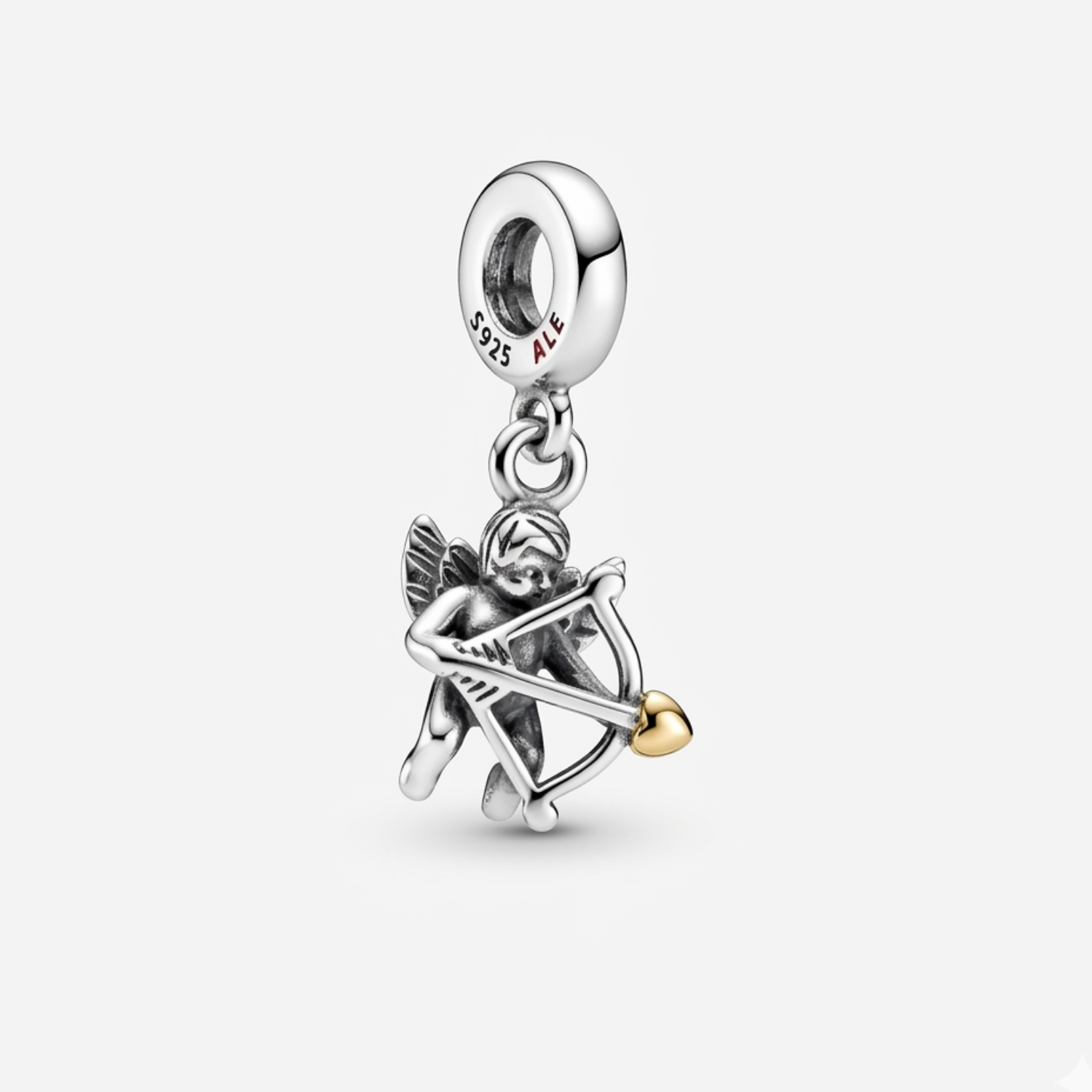 925 Silver Cupid’s Golden Arrow Charm