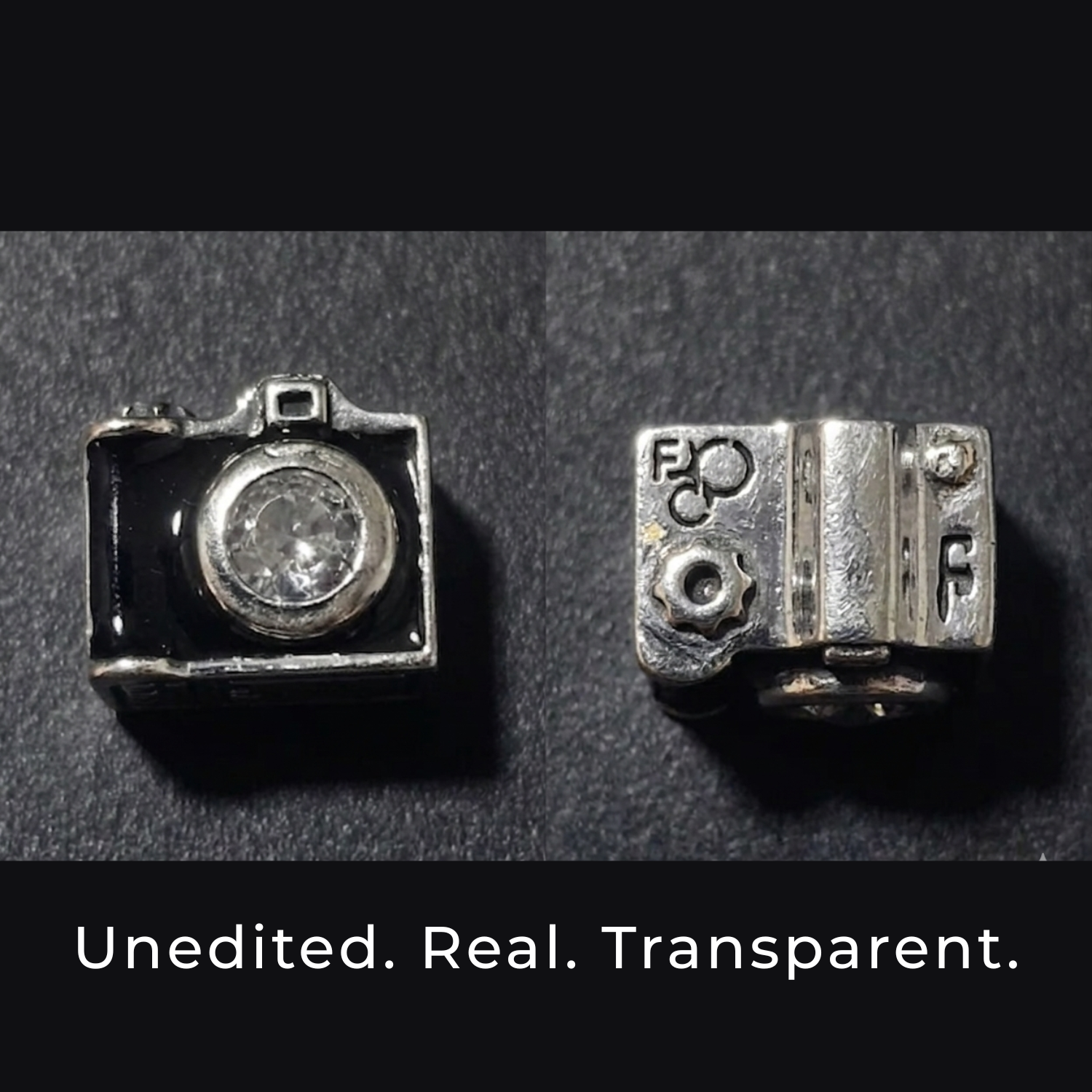 925 Silver Captured Moments Camera Charm