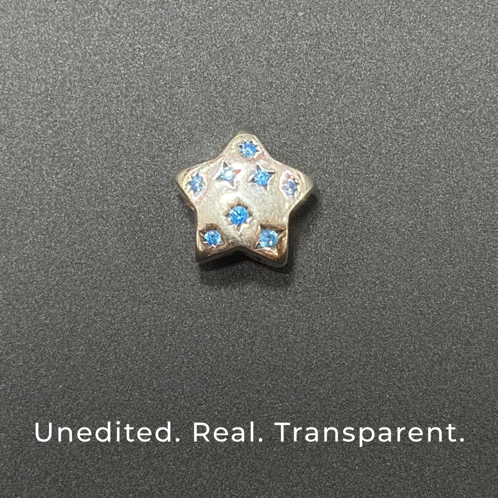 925 Silver "Reach for the Stars" Star Charm
