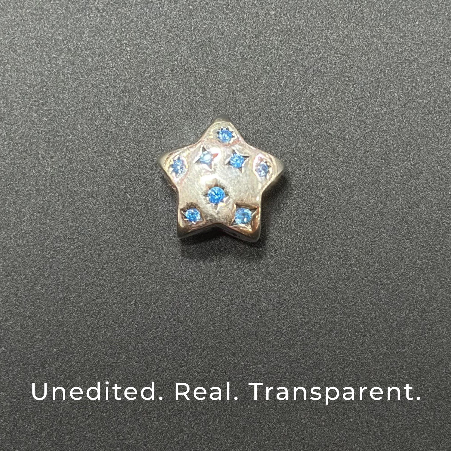 925 Silver "Reach for the Stars" Star Charm