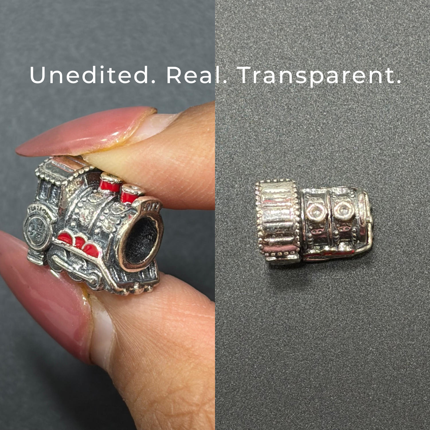 925 Silver Wizard Express Train Charm – Platform 9¾ Inspired