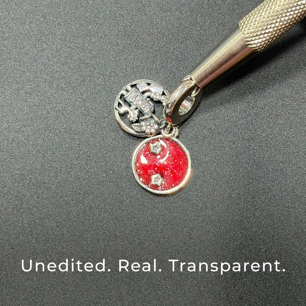 925 Silver Festive Wishes Dangle Charm (Santa Claus)