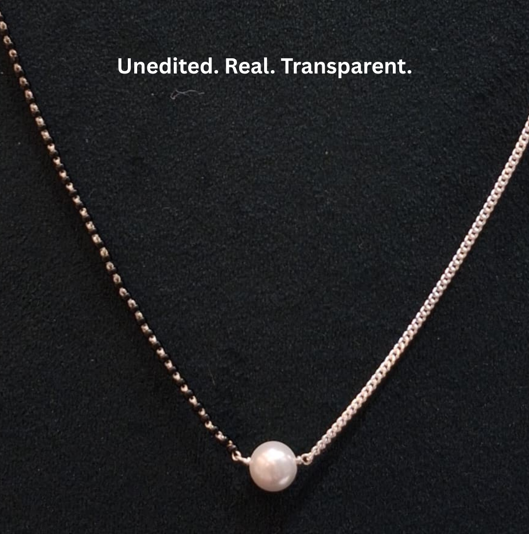 925 Silver Chain-Ganthan Pearl Mangalsutra