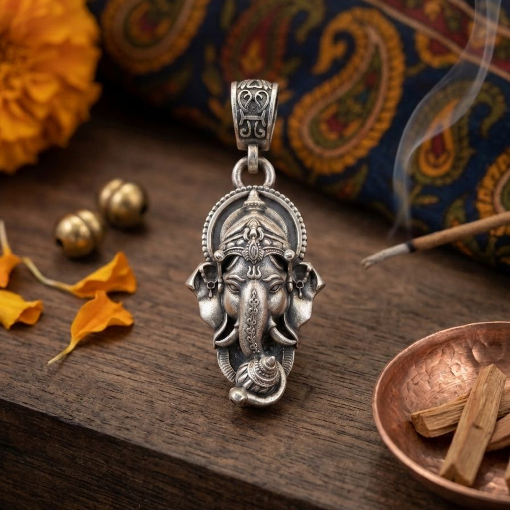 925 Silver Lord Ganesha: The Obstacle Remover Pendant