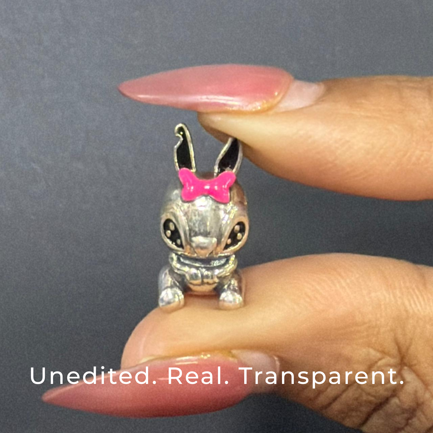 925 Silver Mischievous Alien Cutie Charm