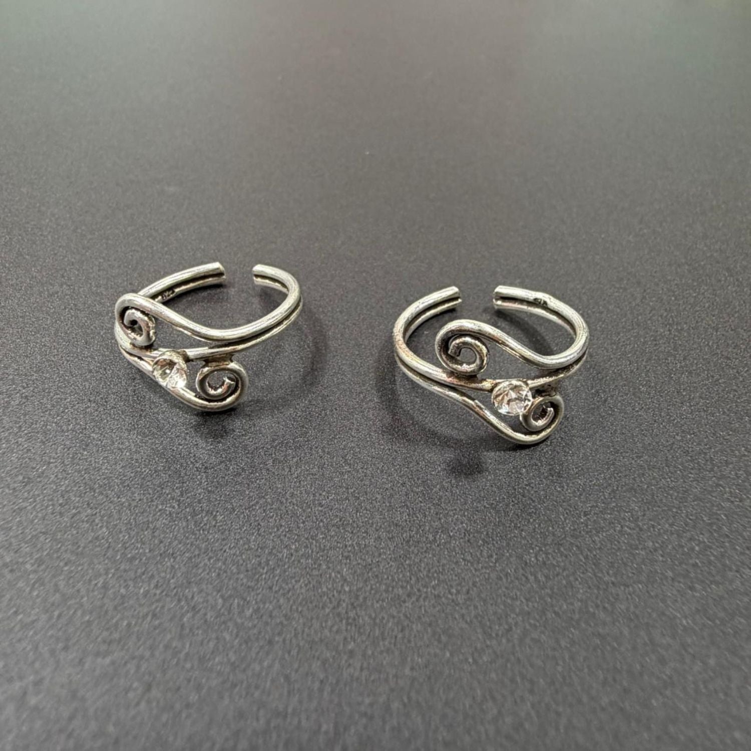 Mayur Solitaire Sterling Silver Jodvi