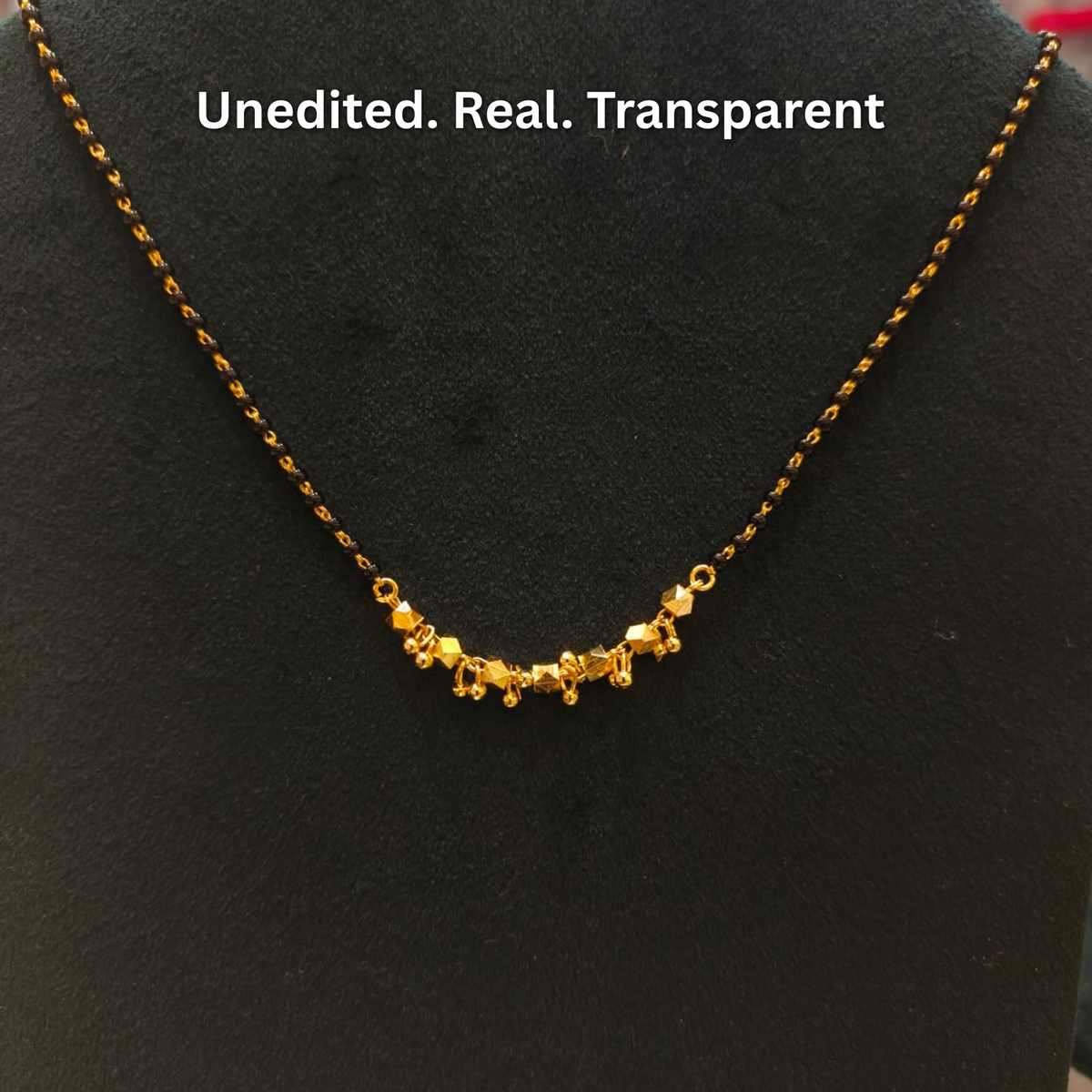 Handmade Ashtapailu Jhalar Mangalsutra | 24 Carat Gold Plated