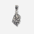 925 Silver The Vighnaharta Ganeshji Lotus Pendant: Elegance in Motion