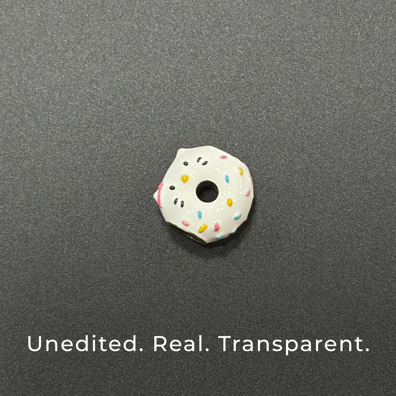 925 Silver Sweet Treat Kitty Donut Charm