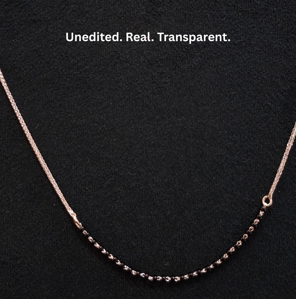 925 Silver Gantan Chain Mangalsutra