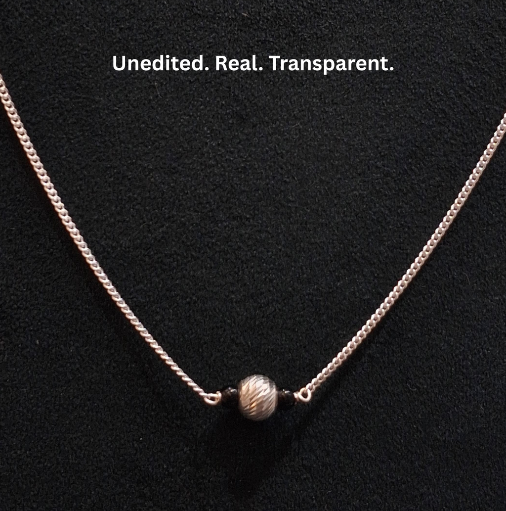 925 Silver Radiant Bead Mangalsutra