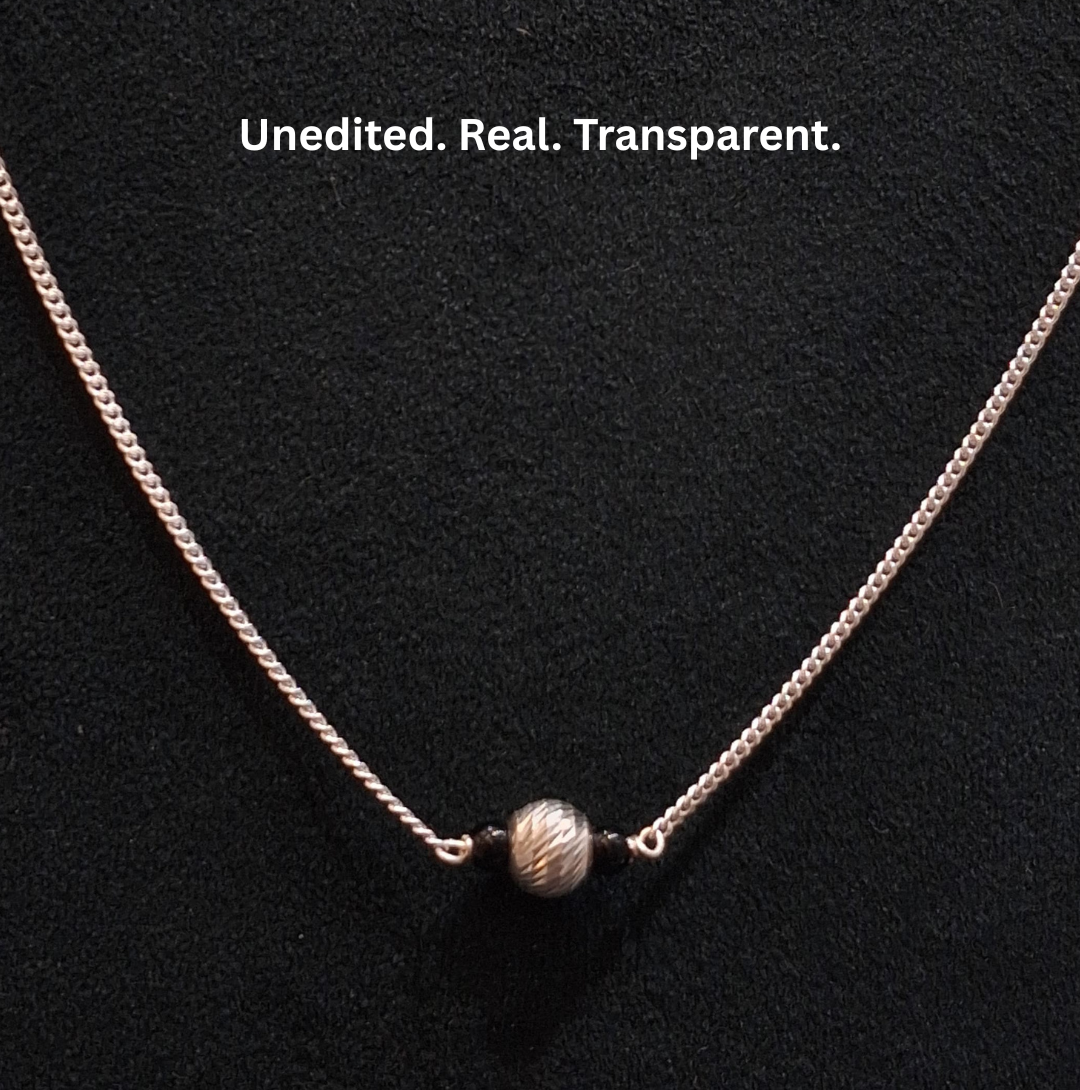 925 Silver Radiant Bead Mangalsutra