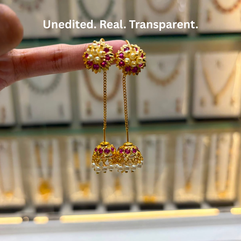 Vaidehi Sui Daga Jhumka (PJD's Jhumka Collection)